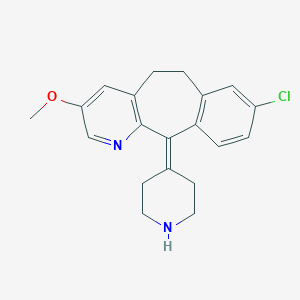 molecular formula C20H21ClN2O B020778 3-Methoxy Desloratadine CAS No. 165739-63-9