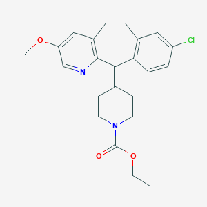 molecular formula C23H25ClN2O3 B020779 3-Methoxy Loratadine CAS No. 165739-73-1