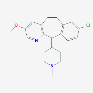 molecular formula C21H23ClN2O B020780 3-Methoxy-N-methyldesloratadine CAS No. 165739-72-0