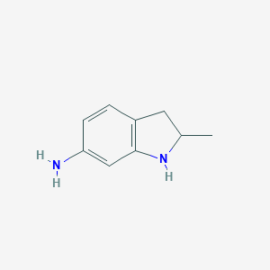 molecular formula C9H12N2 B020807 2-Methylindolin-6-amine CAS No. 103796-39-0