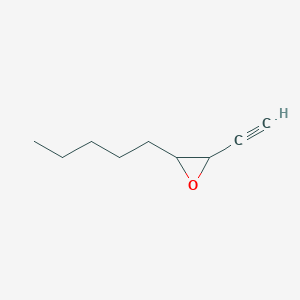 molecular formula C9H14O B020809 2-Ethynyl-3-pentyloxirane CAS No. 106726-95-8