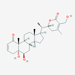molecular formula C28H40O6 B020810 Jaborosalactone D CAS No. 19891-82-8