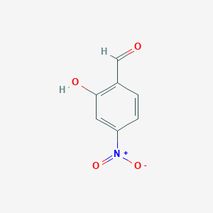 molecular formula C7H5NO4 B020821 2-Hydroxy-4-nitrobenzaldehyde CAS No. 2460-58-4