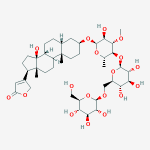molecular formula C42H66O18 B208249 Thevetin B CAS No. 27127-79-3