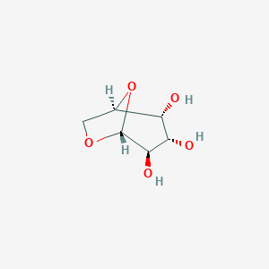 molecular formula C6H10O5 B020825 1,6-Anhydro-alpha-D-galactopyranose CAS No. 644-76-8