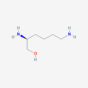 molecular formula C6H16N2O B020830 (2s)-2,6-Diaminohexan-1-Ol CAS No. 110690-36-3