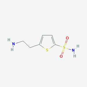 molecular formula C6H10N2O2S2 B020834 5-(2-Aminoethyl)thiophene-2-sulfonamide CAS No. 109213-13-0