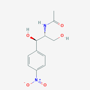 molecular formula C11H14N2O5 B020841 N-[(1R,2R)-1,3-dihydroxy-1-(4-nitrophenyl)propan-2-yl]acetamide CAS No. 4423-58-9