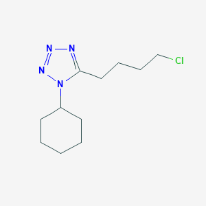 molecular formula C11H19ClN4 B020873 5-(4-氯丁基)-1-环己基-1H-四唑 CAS No. 73963-42-5