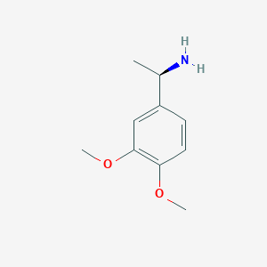 molecular formula C10H15NO2 B020876 (R)-1-(3,4-二甲氧基苯基)乙胺 CAS No. 100570-24-9