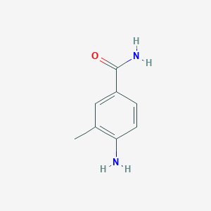molecular formula C8H10N2O B020878 4-Amino-3-methylbenzamide CAS No. 106037-36-9