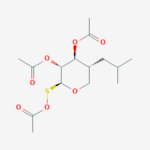 molecular formula C15H24O7S B020887 Isobutyl 2,3,4-tri-O-acetyl-1-thio-beta-xylopyranoside CAS No. 102255-04-9