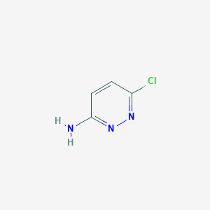 molecular formula C4H4ClN3 B020888 3-氨基-6-氯哒嗪 CAS No. 5469-69-2