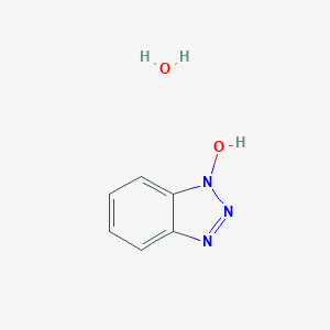 molecular formula C6H7N3O2 B020890 1-Hydroxybenzotriazole hydrate CAS No. 123333-53-9