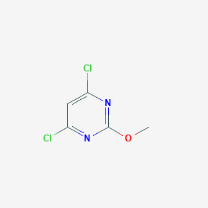 molecular formula C5H4Cl2N2O B020893 4,6-Dichloro-2-methoxypyrimidine CAS No. 1074-40-4