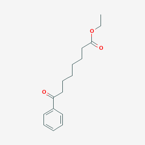 molecular formula C16H22O3 B020894 Ethyl 8-oxo-8-phenyloctanoate CAS No. 103187-95-7