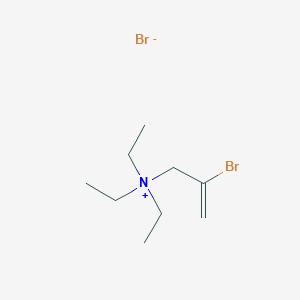 molecular formula C9H19Br2N B020907 Ammonium, (2-bromoallyl)triethyl-, bromide CAS No. 102571-43-7