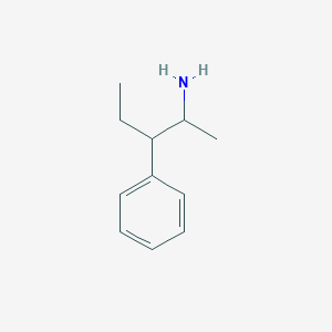 molecular formula C11H17N B020908 Phenethylamine, beta-ethyl-alpha-methyl- CAS No. 104177-98-2