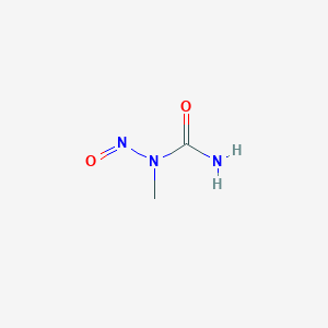 molecular formula C2H5N3O2 B020921 N-Methyl-N-nitrosourea CAS No. 684-93-5