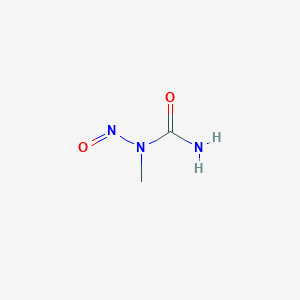 molecular formula C2H5N3O2 B020921 N-Nitroso-N-methylurea CAS No. 684-93-5