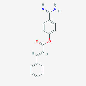 molecular formula C16H14N2O2 B020925 4-Amidinophenyl cinnamate CAS No. 103499-67-8