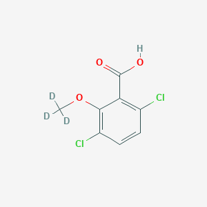 molecular formula C8H6Cl2O3 B020954 Dicamba-d3 CAS No. 349553-95-3