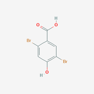 molecular formula C7H4Br2O3 B020960 2,5-Dibromo-4-hydroxybenzoic acid CAS No. 101421-19-6