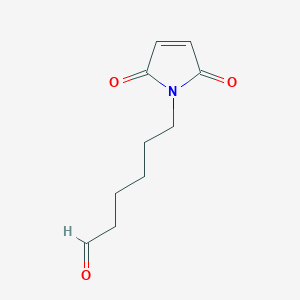 molecular formula C10H13NO3 B020961 6-马来酰亚胺-1-己醛 CAS No. 1076198-37-2