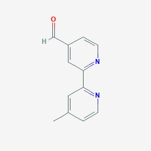 2-(4-Methylpyridin-2-yl)pyridine-4-carbaldehyde