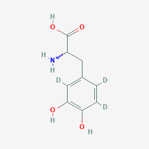 molecular formula C9H11NO4 B020978 L-DOPA-2,5,6-d3 CAS No. 53587-29-4