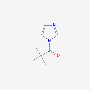 molecular formula C8H12N2O B021026 1-(Trimethylacetyl)imidazole CAS No. 4195-19-1
