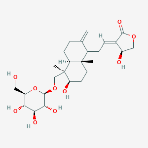 molecular formula C26H40O10 B210299 Andrographiside CAS No. 82209-76-5