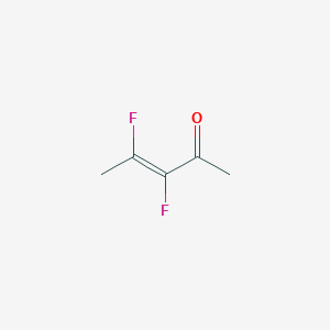 molecular formula C5H6F2O B021041 (E)-3,4-Difluoro-3-pentene-2-one CAS No. 108642-84-8