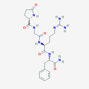 molecular formula C22H32N8O5 B021043 Antho-rfamide CAS No. 107535-01-3