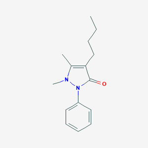 molecular formula C15H20N2O B021055 Antipyrine, 4-butyl- CAS No. 101496-03-1