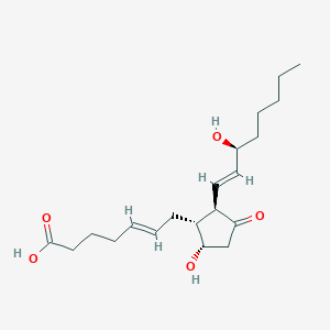 molecular formula C20H32O5 B210585 (E)-7-[(1R,2R,5S)-5-hydroxy-2-[(E,3S)-3-hydroxyoct-1-enyl]-3-oxocyclopentyl]hept-5-enoic acid 