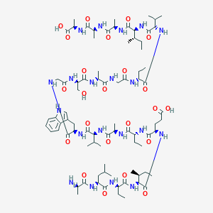 molecular formula C81H132N20O23 B021061 Actagardin CAS No. 59165-34-3