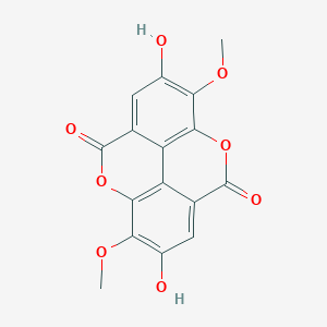 molecular formula C16H10O8 B021063 3,3'-di-O-Methylellagic acid CAS No. 2239-88-5
