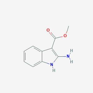molecular formula C10H10N2O2 B021079 Methyl 2-amino-1H-indole-3-carboxylate CAS No. 113772-14-8