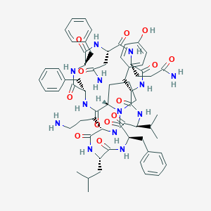 molecular formula C66H87N13O13 B021083 Tyrocidine A CAS No. 8011-61-8
