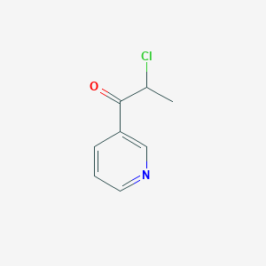 molecular formula C8H8ClNO B021094 2-Chloro-1-(3-pyridinyl)-1-propanone CAS No. 106430-50-6