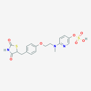 molecular formula C18H19N3O7S2 B021098 5-Hydroxy Rosiglitazone Sulfate CAS No. 288853-63-4