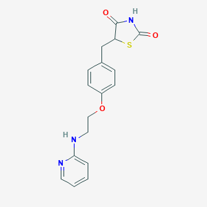 molecular formula C17H17N3O3S B021104 去甲罗格列酮 CAS No. 257892-31-2