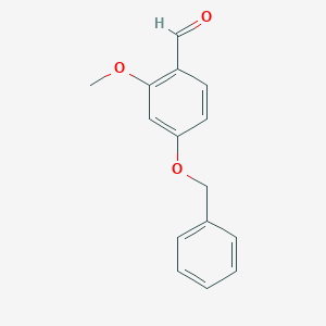 molecular formula C15H14O3 B021105 4-Benzyloxy-2-methoxybenzaldehyde CAS No. 58026-14-5