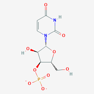 molecular formula C9H11N2O9P-2 B021109 3'-尿苷单磷酸二钠 CAS No. 35170-03-7