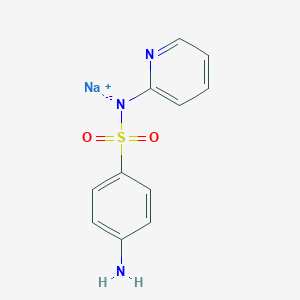 molecular formula C11H10N3NaO2S B021114 Sulfapyridine sodium CAS No. 127-57-1