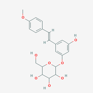 molecular formula C21H24O8 B211215 去氧大黄酚 CAS No. 30197-14-9