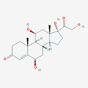 molecular formula C₂₁H₃₀O₆ B021122 6beta-Hydroxycortisol CAS No. 53-35-0