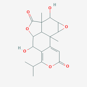 molecular formula C19H22O7 B211227 Nagilactone C CAS No. 24338-53-2