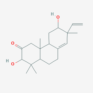 molecular formula C20H30O3 B211236 yucalexin P-17 CAS No. 119642-82-9